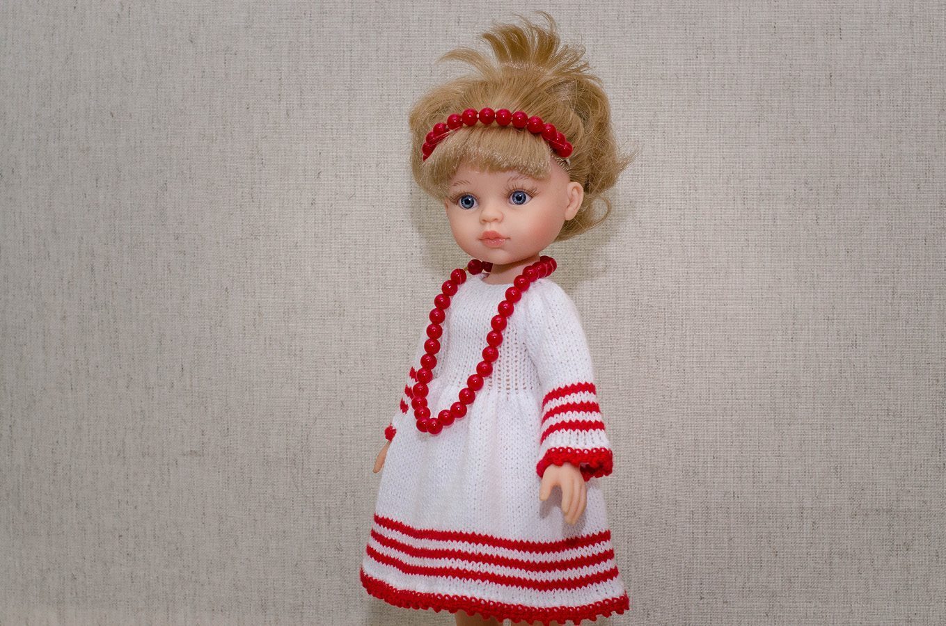 Национальное платье Украиночки  Handmade для кукол Paola Reina, 32 см Paola Reina HM-EK-17 #Tiptovara#